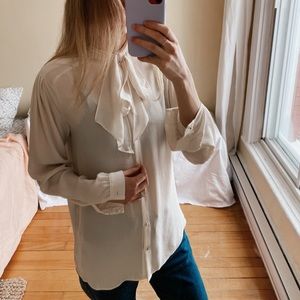 Flowy Zara blouse with neck tie